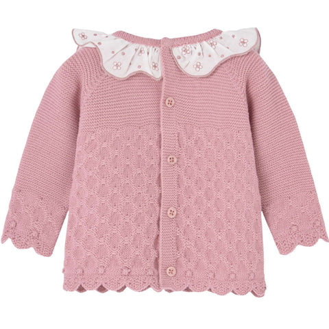 Paz Rodriguez Baby Girls Pink Floral Knit Set Paz Rodriguez Baby Girls Pink Floral Knit Set