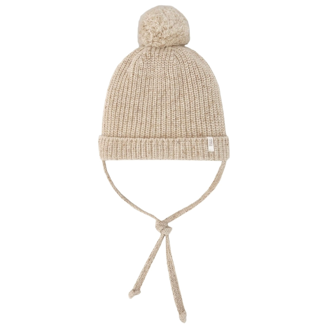 Paz Rodriguez Boys Beige Knitted Hat Paz Rodriguez Boys Beige Knitted Hat