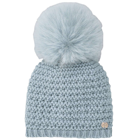 Paz Rodriguez Boys Knitted Hat with Faux Fur Paz Rodriguez Boys Knitted Hat with Faux Fur