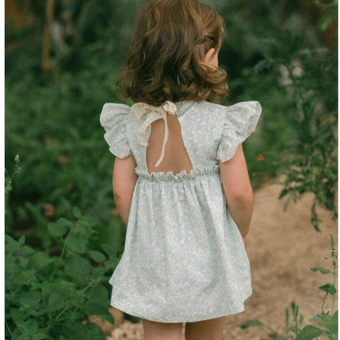 Paz Rodriguez Girls Aleli Open Back Floral Dress Paz Rodriguez Girls Aleli Open Back Floral Dress