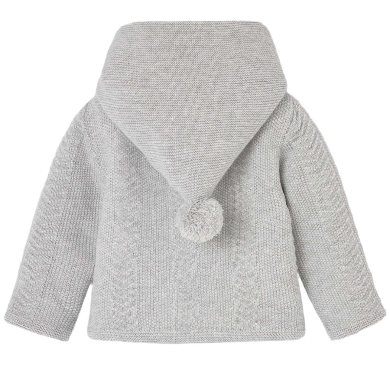 Paz Rodriguez Boys Grey Knitted Jacket Paz Rodriguez Boys Grey Knitted Jacket