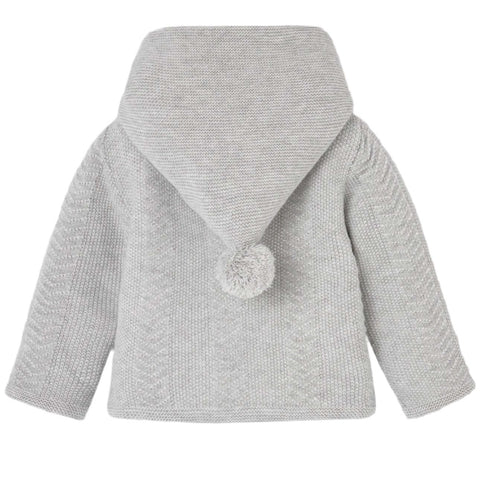 Paz Rodriguez Boys Grey Knitted Jacket Paz Rodriguez Boys Grey Knitted Jacket