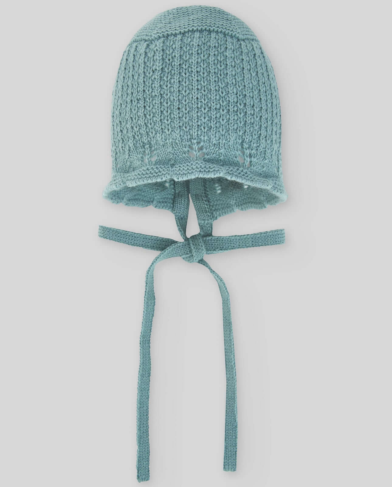 Paz Rodriguez Baby Girls Green Knitted Bonnet Paz Rodriguez Baby Girls Green Knitted Bonnet