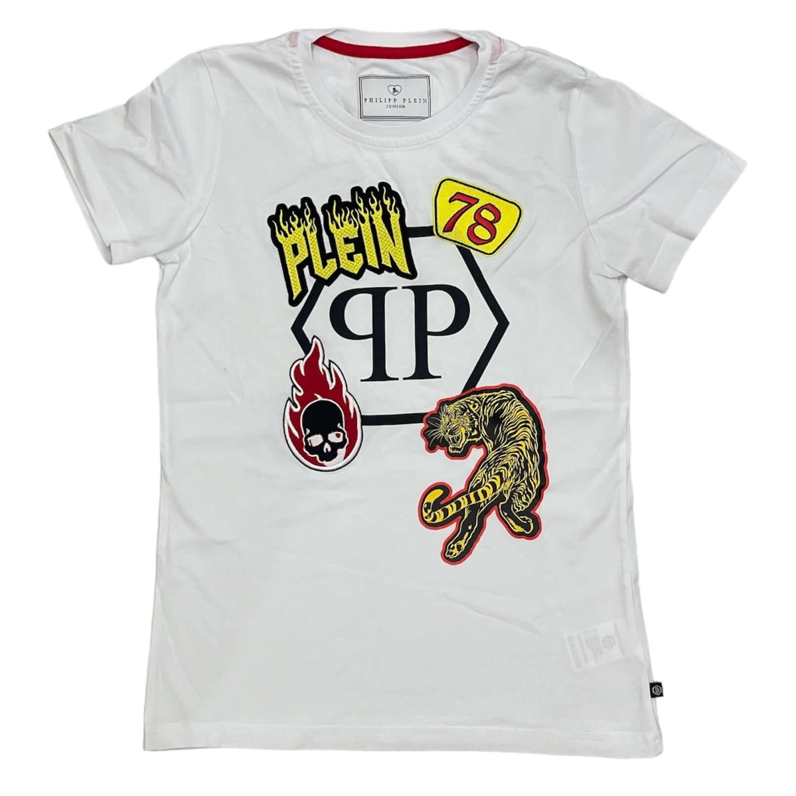 Philipp Plein Boys White T-shirt Philipp Plein Boys White T-shirt