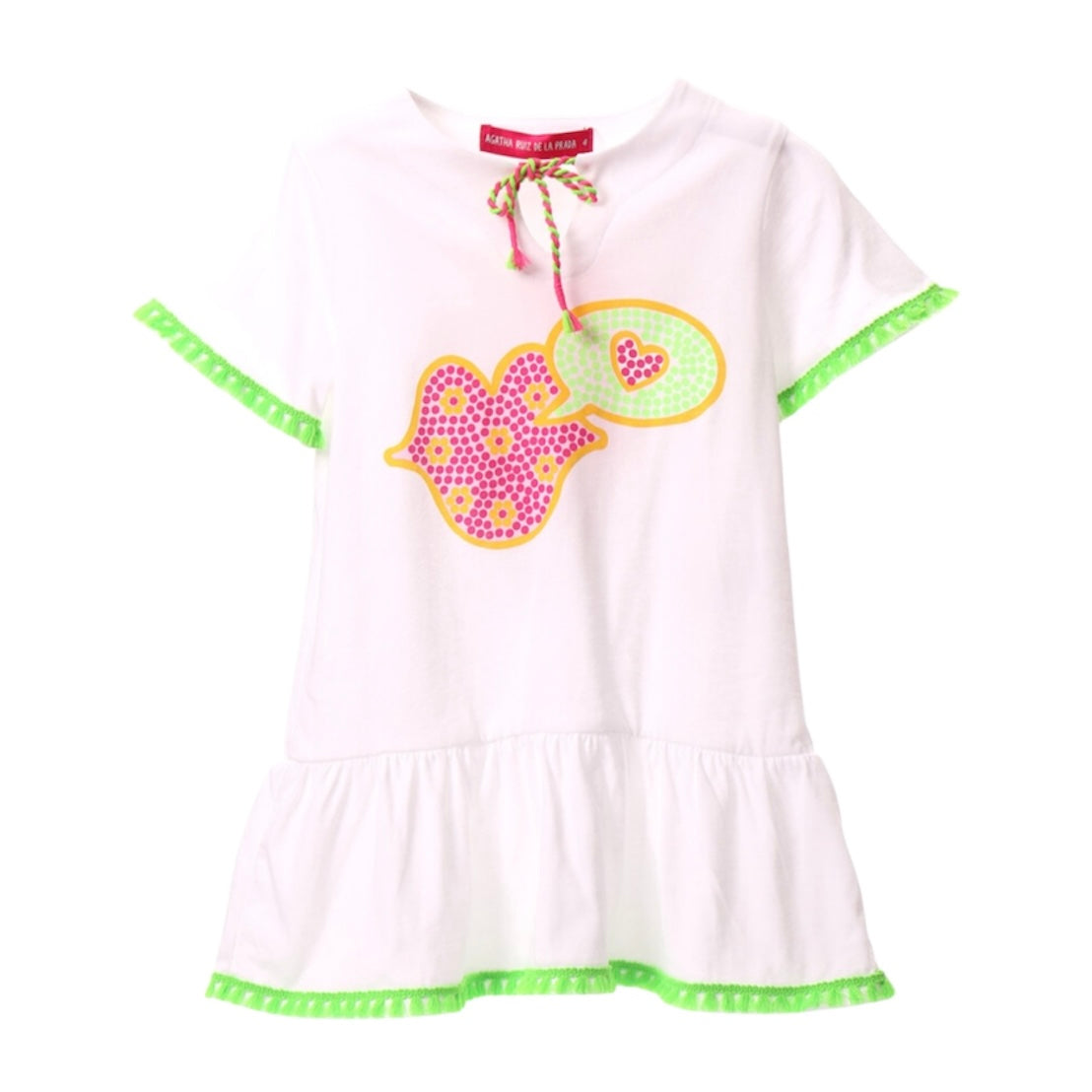 Agatha Ruiz De La Prada Girls White Dress Agatha Ruiz De La Prada Girls White Dress