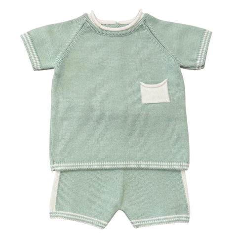 Granlei Baby Boys Green Short Set Granlei Baby Boys Green Short Set
