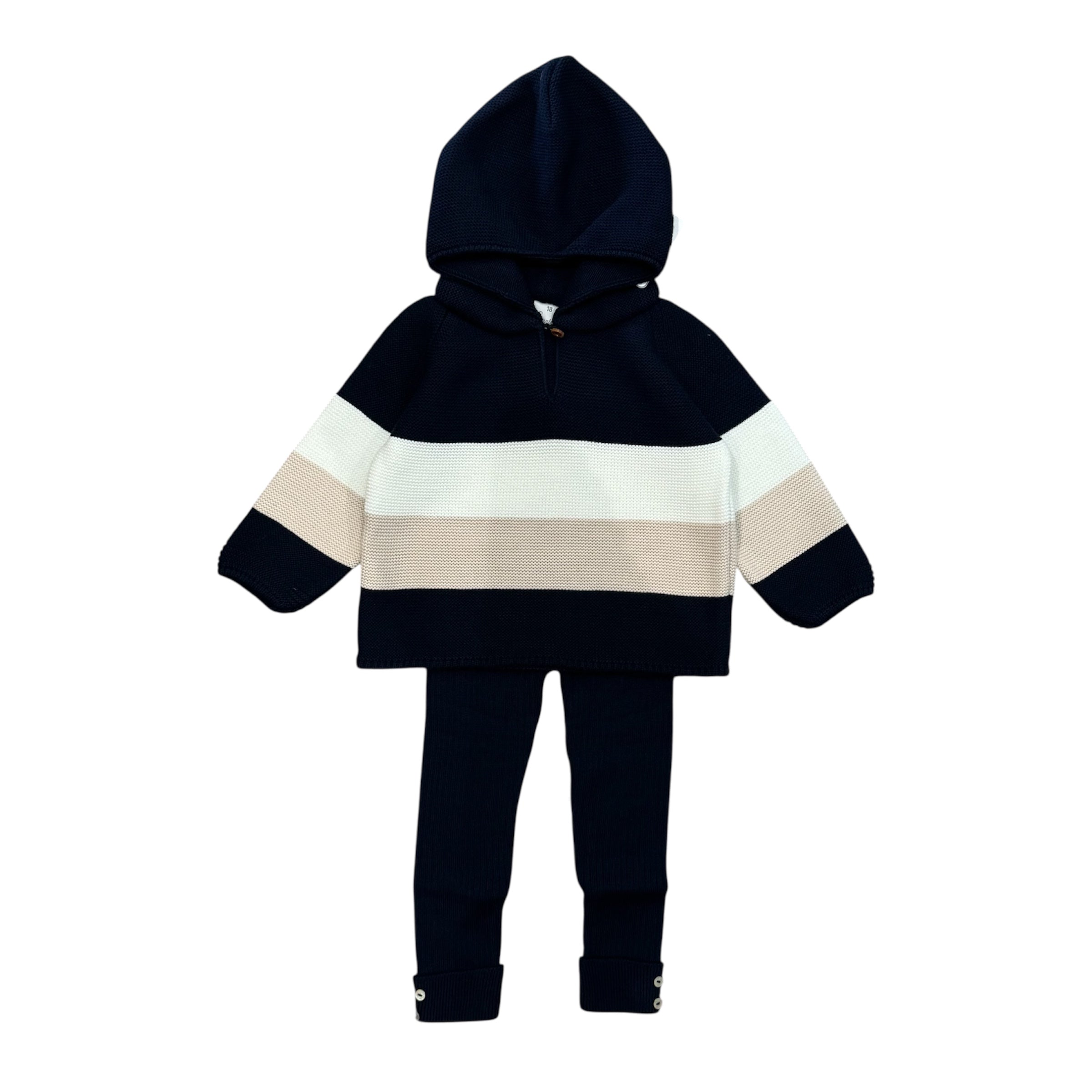 Granlei Boys Navy Knitted Set Granlei Boys Navy Knitted Set