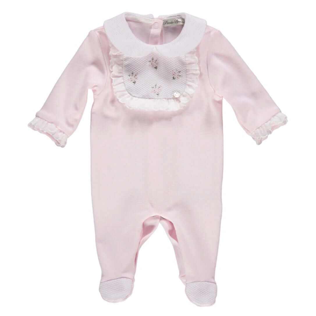 Piccola Speranza Baby Girls Pink Babygrow Piccola Speranza Baby Girls Pink Babygrow