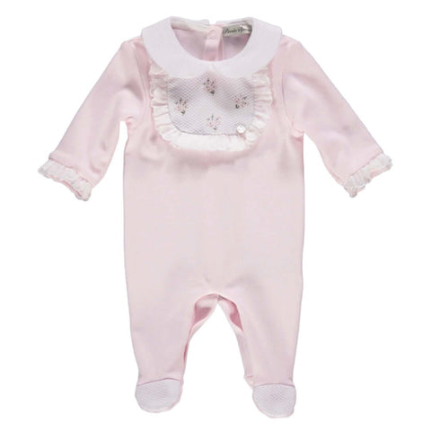 Piccola Speranza Baby Girls Pink Babygrow Piccola Speranza Baby Girls Pink Babygrow