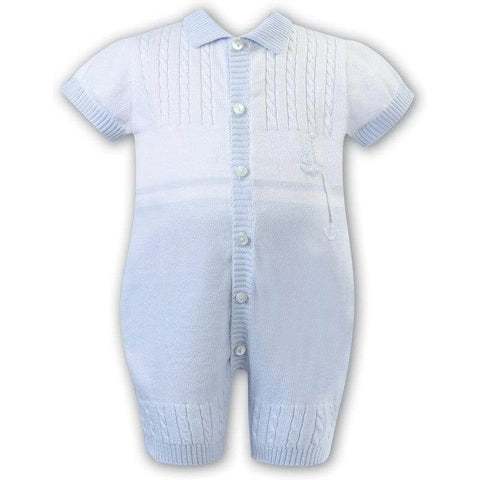 Sarah Louise Blue Knitted Summer Shortie Sarah Louise Blue Knitted Summer Shortie