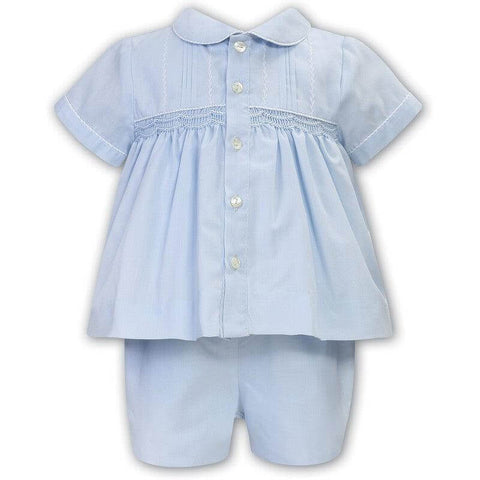 Sarah Louise Timeless Charm Baby Boys Smocked Set Sarah Louise Timeless Charm Baby Boys Smocked Set