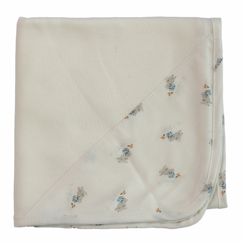Baby Gi Baby Boys Cream RabbIt Blanket Baby Gi Baby Boys Cream RabbIt Blanket