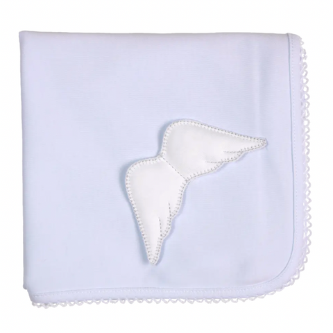Baby Gi Baby Boys Blue Angel Blanket Baby Gi Baby Boys Blue Angel Blanket