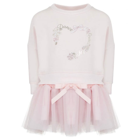 Lapin House Girls Pink Tulle Dress Lapin House Girls Pink Tulle Dress
