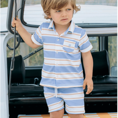 patachou Boys Blue Stripe Set patachou Boys Blue Stripe Set