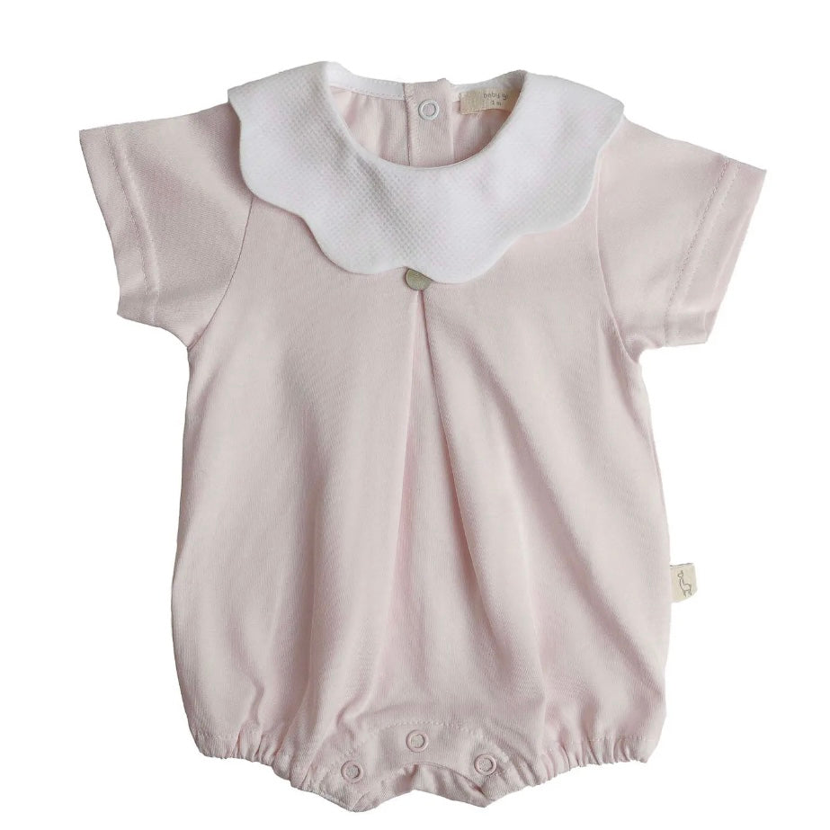 Baby Gi Baby Girls Pink Romper Baby Gi Baby Girls Pink Romper
