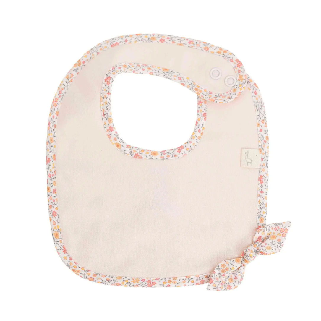 Baby Gi Baby Girls Pink Meadow Bib Baby Gi Baby Girls Pink Meadow Bib