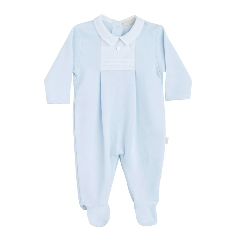 Baby Gi Baby Boys Blue Babygrow Baby Gi Baby Boys Blue Babygrow