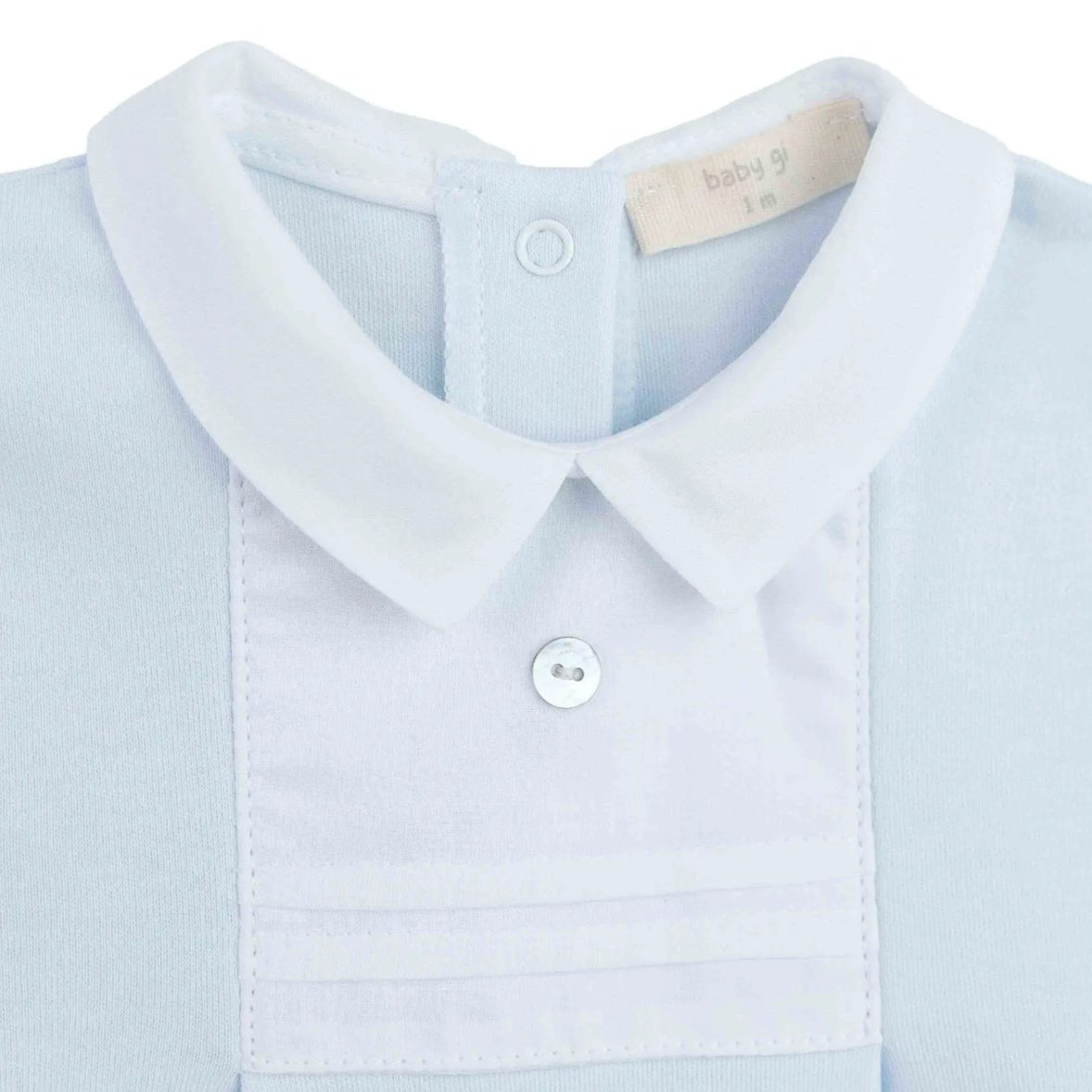 Baby Gi Baby Boys Blue Babygrow Baby Gi Baby Boys Blue Babygrow