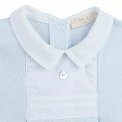 Baby Gi Baby Boys Blue Babygrow Baby Gi Baby Boys Blue Babygrow