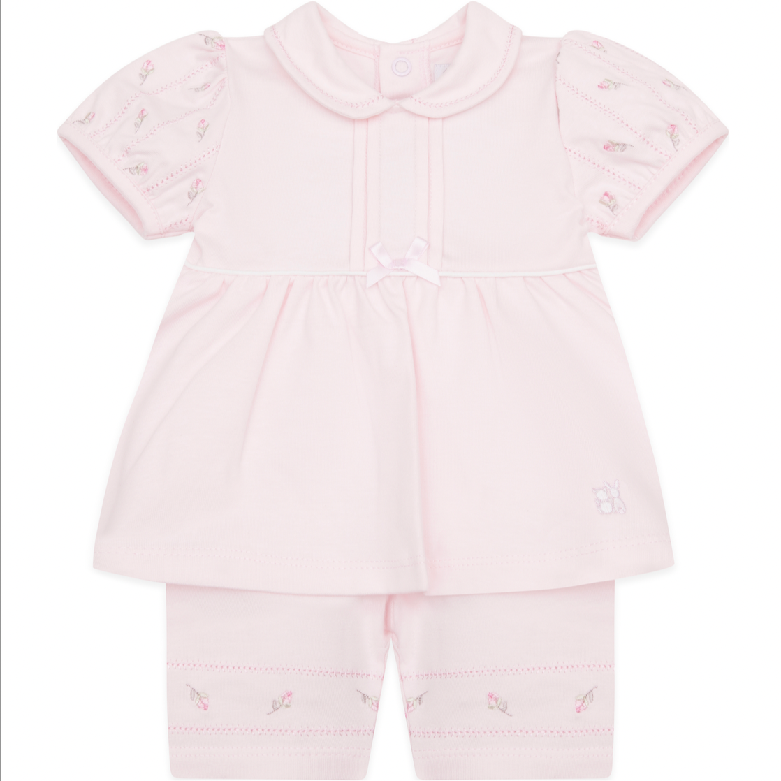 Emile Et Rose Baby Girls Pink Rose Short Set Emile Et Rose Baby Girls Pink Rose Short Set