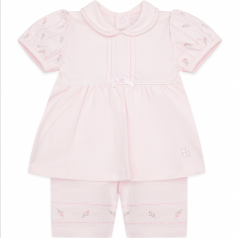 Emile Et Rose Baby Girls Pink Rose Short Set Emile Et Rose Baby Girls Pink Rose Short Set