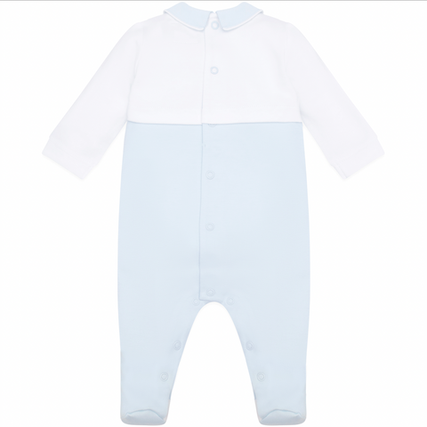 Emile Et Rose Baby Boys Blue Bear Babygrow Emile Et Rose Baby Boys Blue Bear Babygrow
