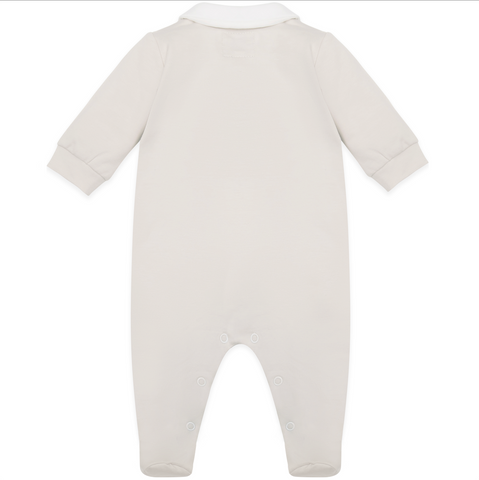 Emile Et Rose Baby Boys Beige Teddy Babygrow with Hat Emile Et Rose Baby Boys Beige Teddy Babygrow with Hat