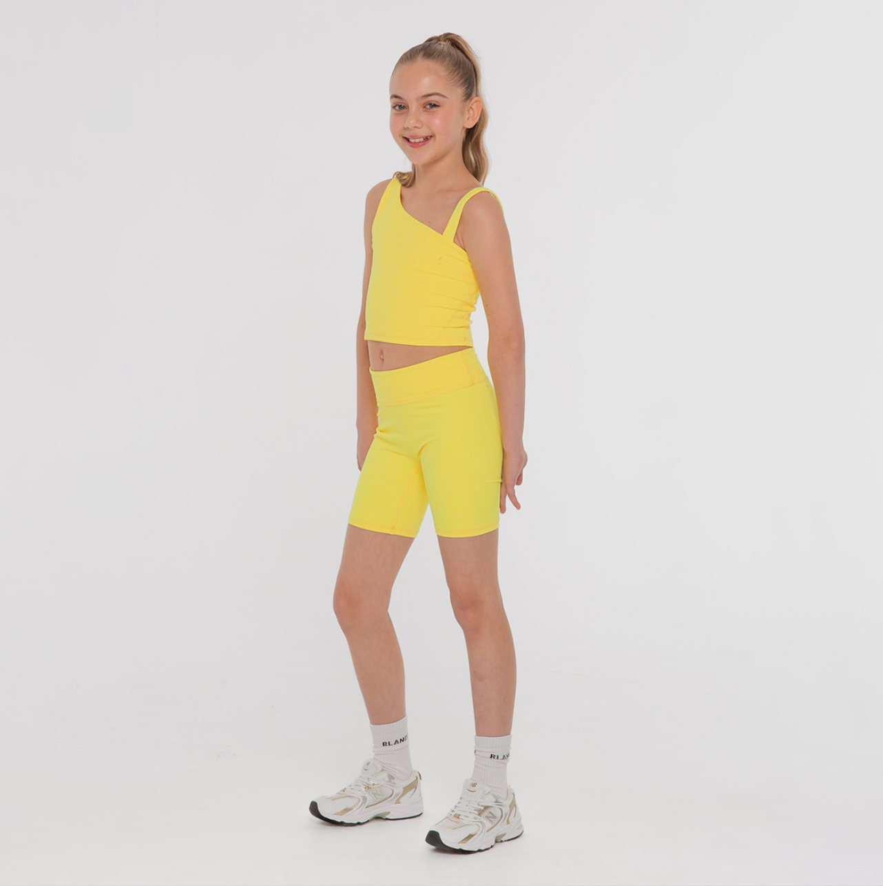 Blanca Kids Girls Yellow Gym Set Blanca Kids Girls Yellow Gym Set
