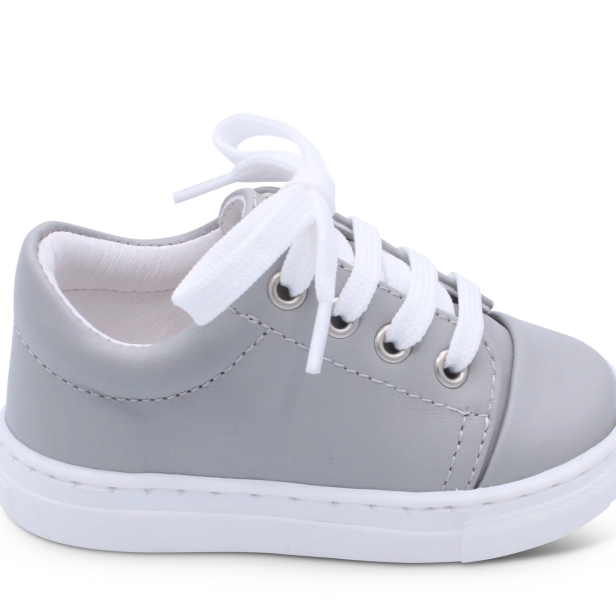 Borboleta Boys Grey Leather Trainer Borboleta Boys Grey Leather Trainer