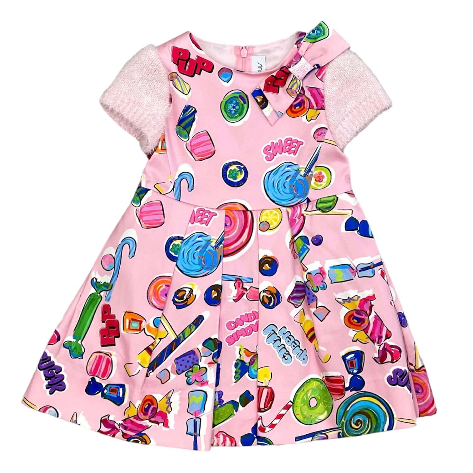 Simonetta Girls Pink Sweet Dress Simonetta Girls Pink Sweet Dress