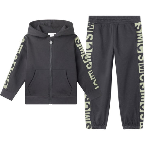 Stella McCartney Kids Boys Black Logo Tracksuit Stella McCartney Kids Boys Black Logo Tracksuit
