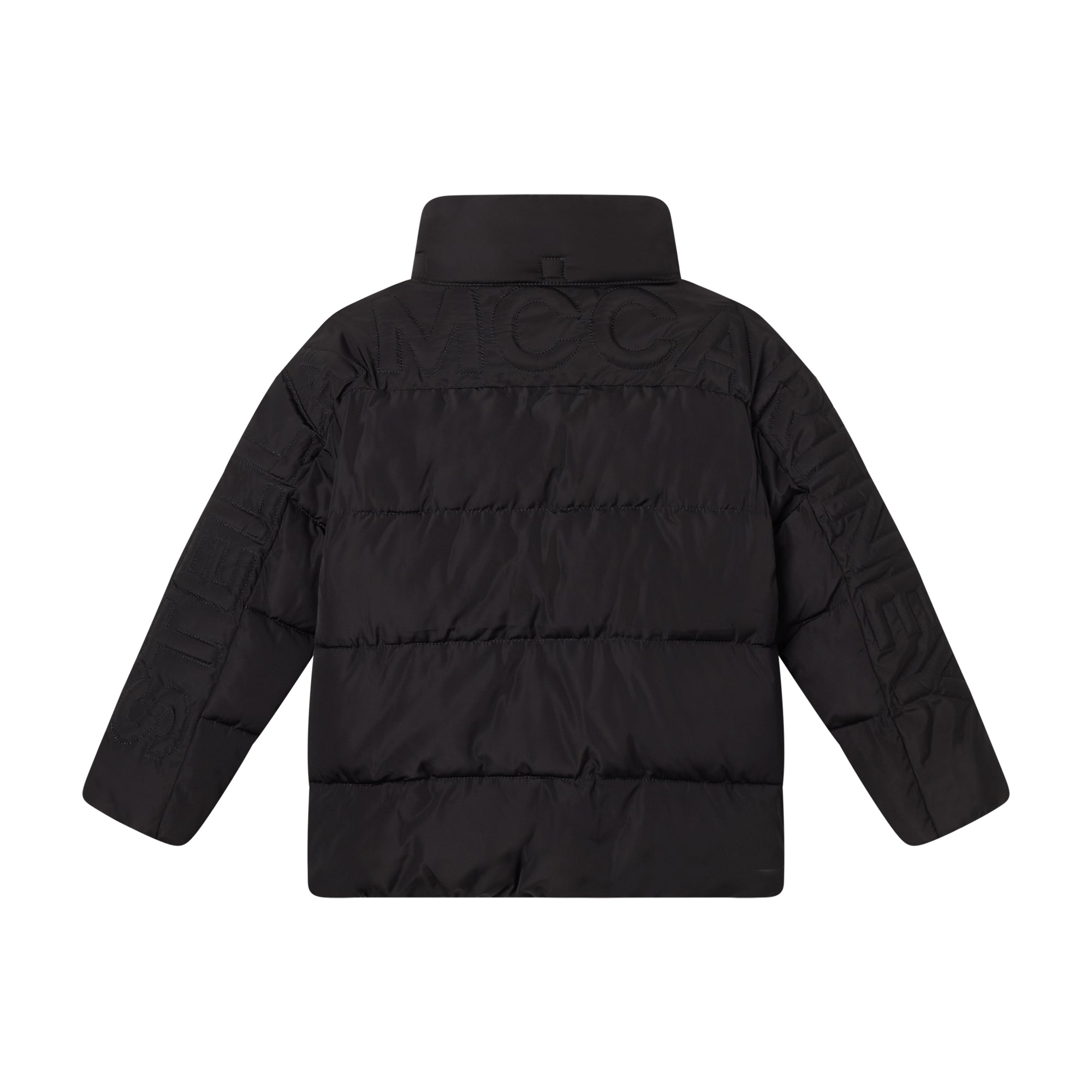 Stella McCartney Kids Boys Black Puffer Jacket Stella McCartney Kids Boys Black Puffer Jacket