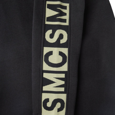 Stella McCartney Kids Boys Black SMC Logo Joggers Stella McCartney Kids Boys Black SMC Logo Joggers