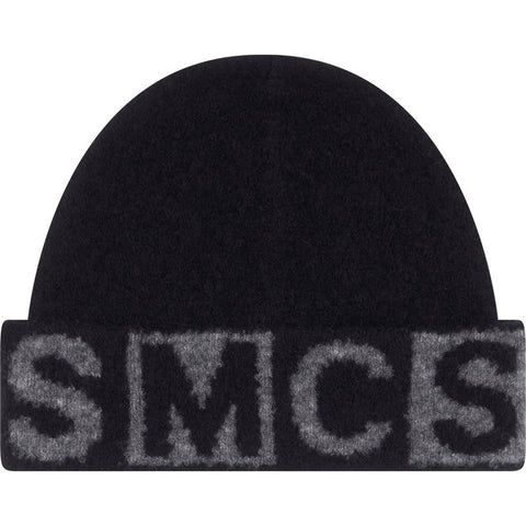 Stella McCartney Kids Boys Black SMCS Hat Stella McCartney Kids Boys Black SMCS Hat