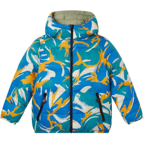 Stella McCartney Kids Boys Reversible Green Puffer Coat Stella McCartney Kids Boys Reversible Green Puffer Coat