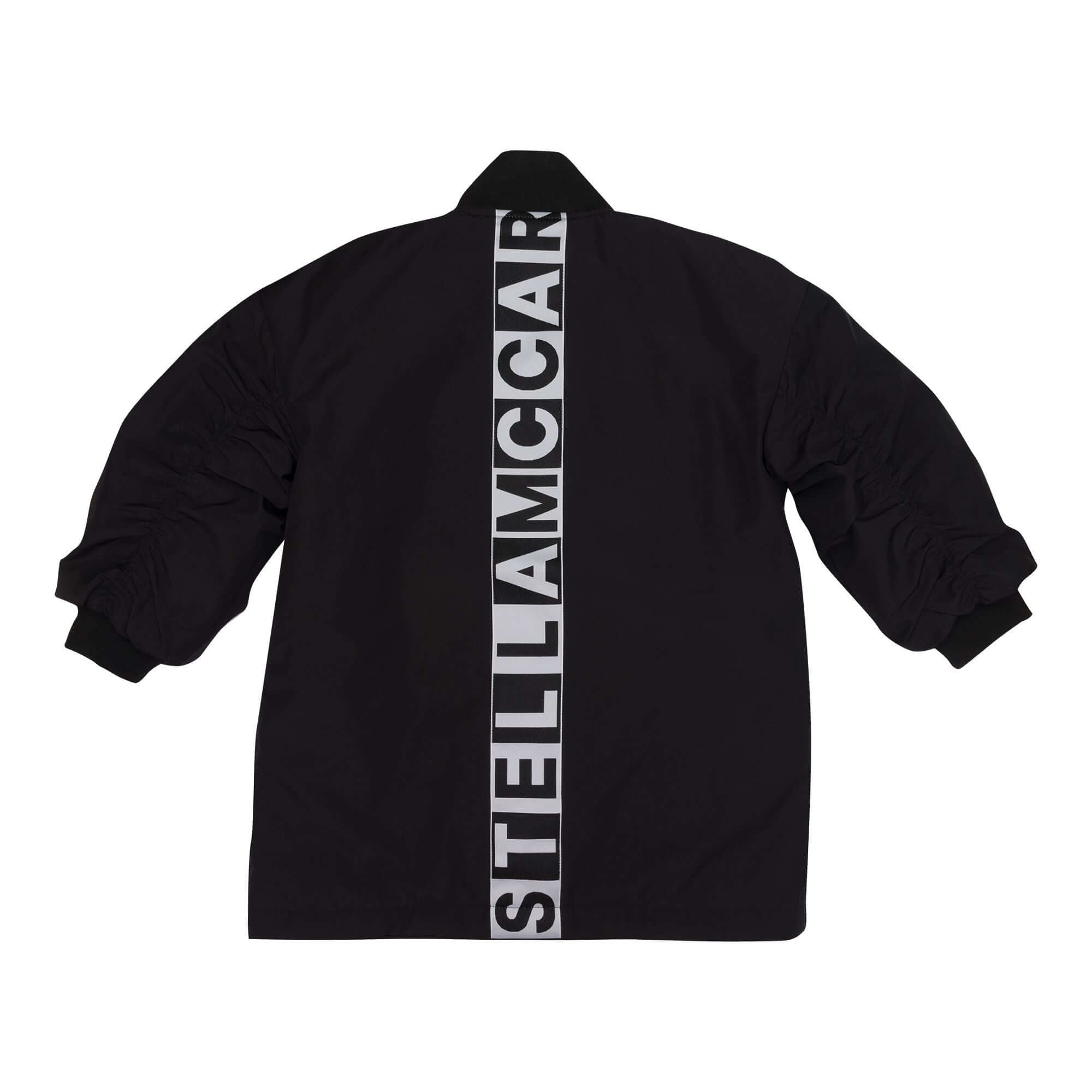 Stella McCartney Kids Girls Black Logo Puffer Jacket Stella McCartney Kids Girls Black Logo Puffer Jacket
