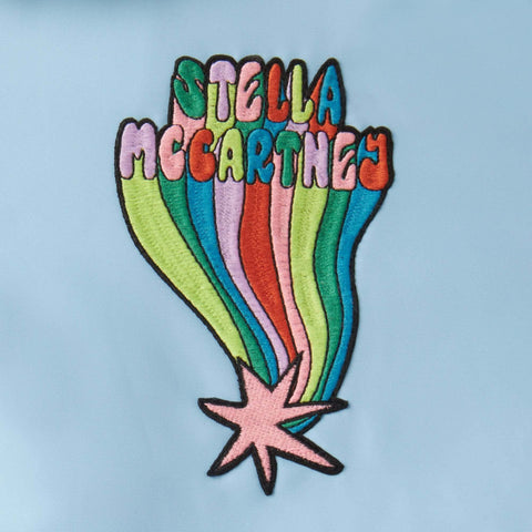 Stella McCartney Kids Girls Blue Celeste Bomber Jacket Stella McCartney Kids Girls Blue Celeste Bomber Jacket