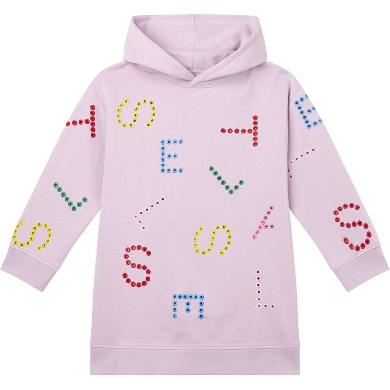 Stella McCartney Kids Girls Lilac Jumper Dress Stella McCartney Kids Girls Lilac Jumper Dress