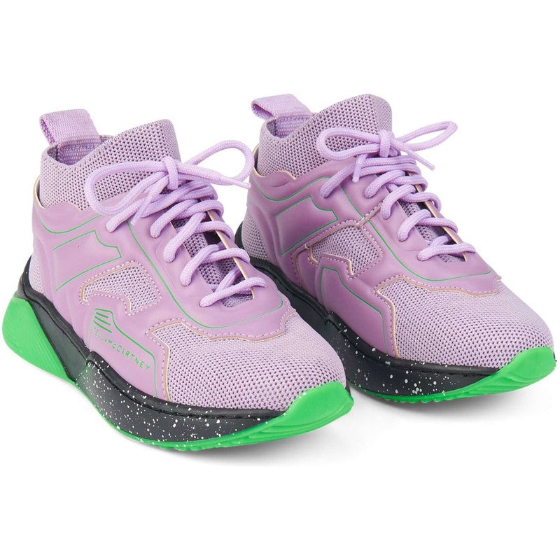 Stella McCartney Kids Girls Lilac Trainers Stella McCartney Kids Girls Lilac Trainers