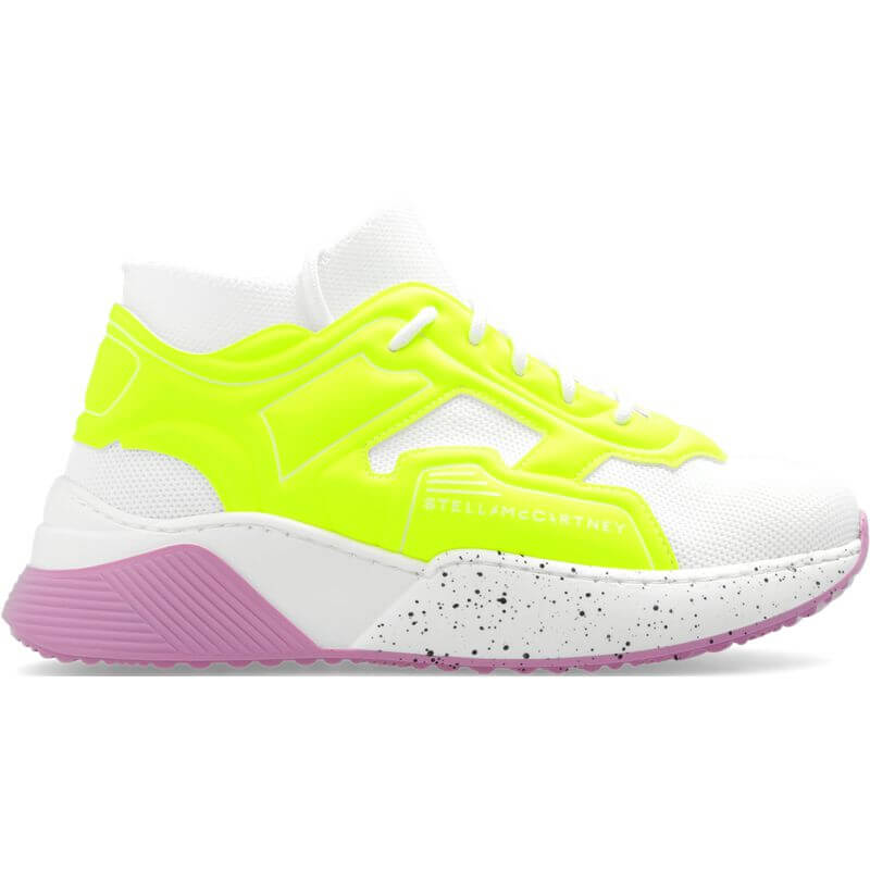 Stella McCartney Kids Girls Neon Yellow Trainers Stella McCartney Kids Girls Neon Yellow Trainers