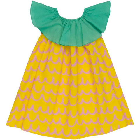 Stella McCartney Kids Girls Pineapple Cotton Dress