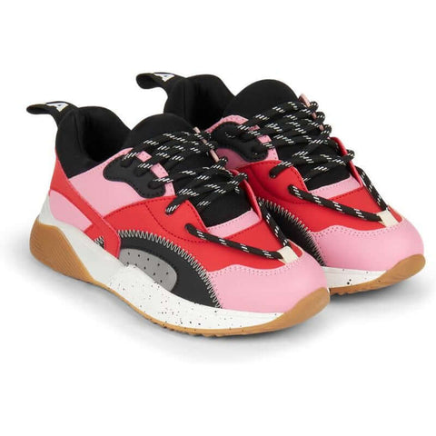 Stella McCartney Kids Girls Red & Pink Trainers Stella McCartney Kids Girls Red & Pink Trainers