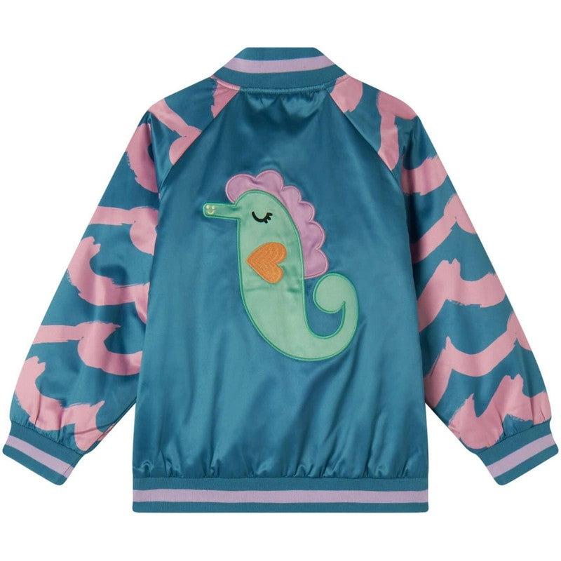 Stella McCartney Kids Girls Shell Print Jacket Stella McCartney Kids Girls Shell Print Jacket