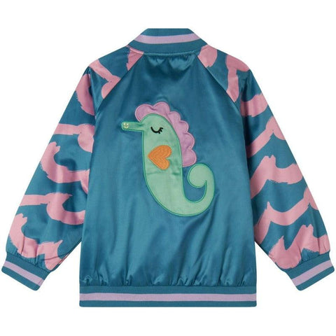 Stella McCartney Kids Girls Shell Print Jacket Stella McCartney Kids Girls Shell Print Jacket