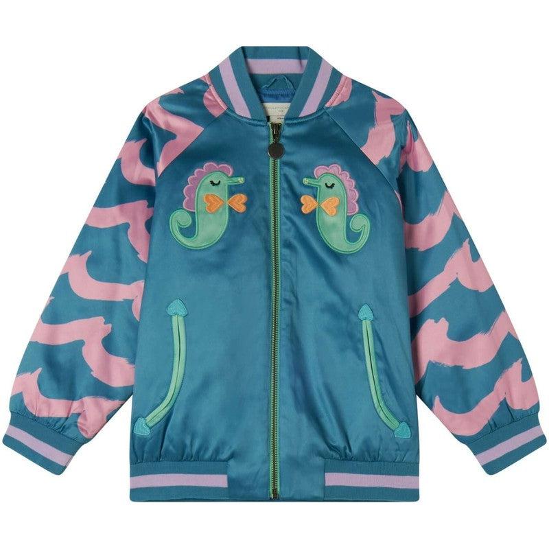 Stella McCartney Kids Girls Shell Print Jacket Stella McCartney Kids Girls Shell Print Jacket