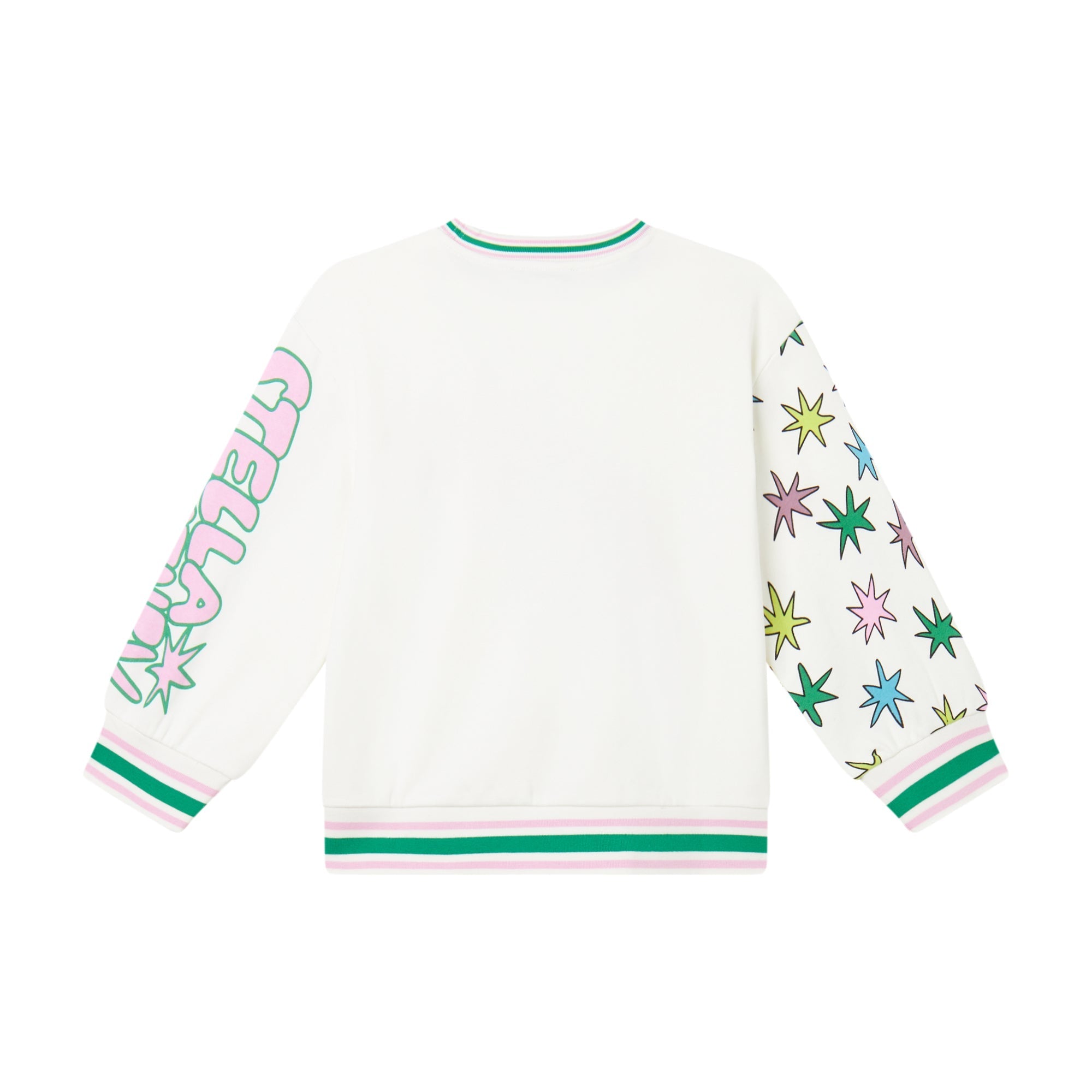 Stella McCartney Kids Girls Shooting Stars Graphic Sweatshirt Stella McCartney Kids Girls Shooting Stars Graphic Sweatshirt