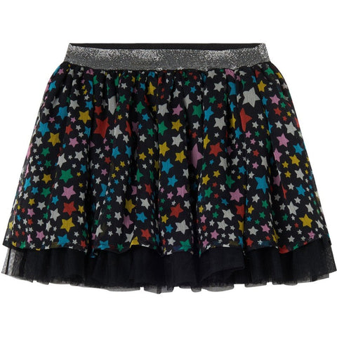 Stella McCartney Kids Girls Star Pattern Tulle Skirt Stella McCartney Kids Girls Star Pattern Tulle Skirt