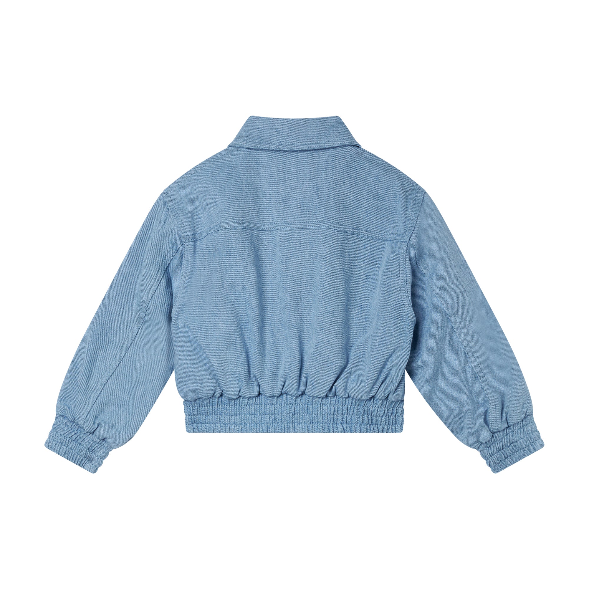 Stella McCartney Kids Girls Denim Jewelled Denim Bomber Stella McCartney Kids Girls Denim Jewelled Denim Bomber