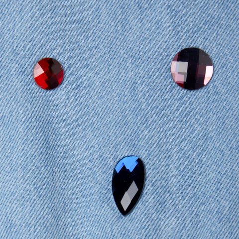 Stella McCartney Kids Girls Denim Jewelled Denim Bomber Stella McCartney Kids Girls Denim Jewelled Denim Bomber